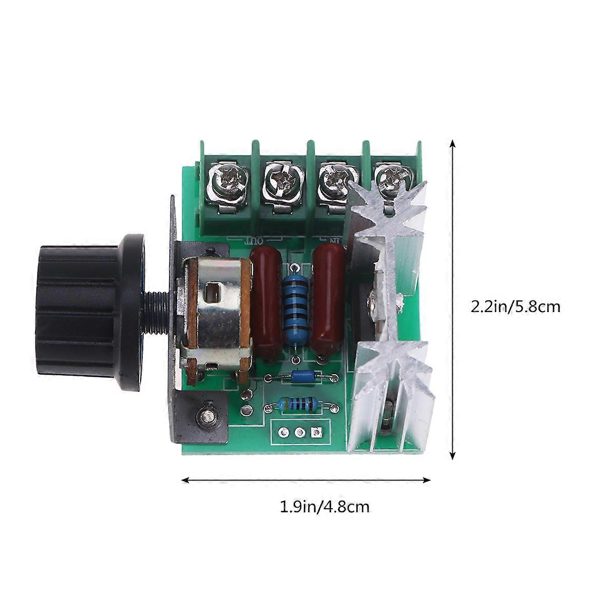 2000W Voltage Regulator Controller for Thermostat 2Pcs Pack