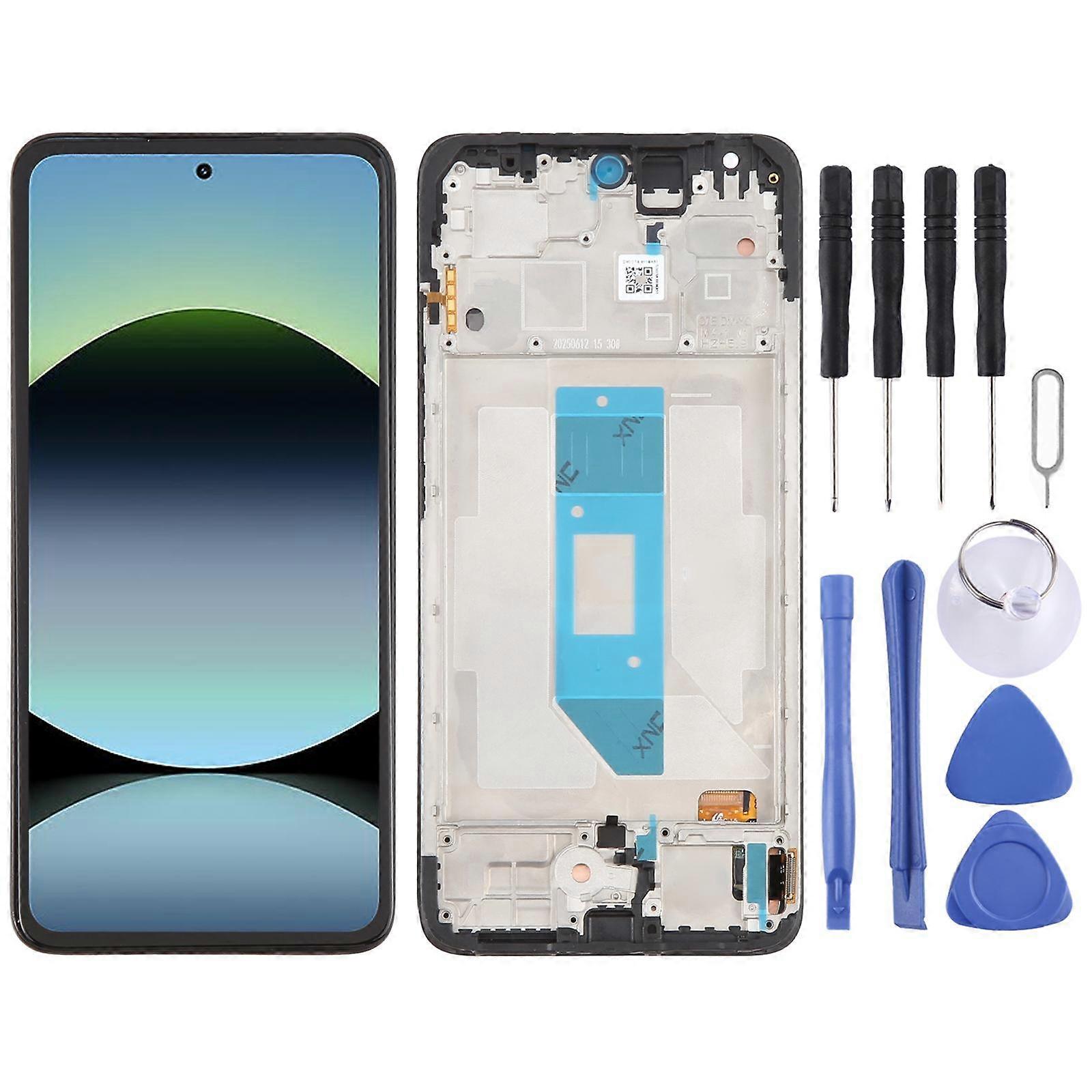 For Xiaomi Redmi Note 14 4G EU Version COMPATIBLE LCD Screen Digitizer Full Assembly with Frame
