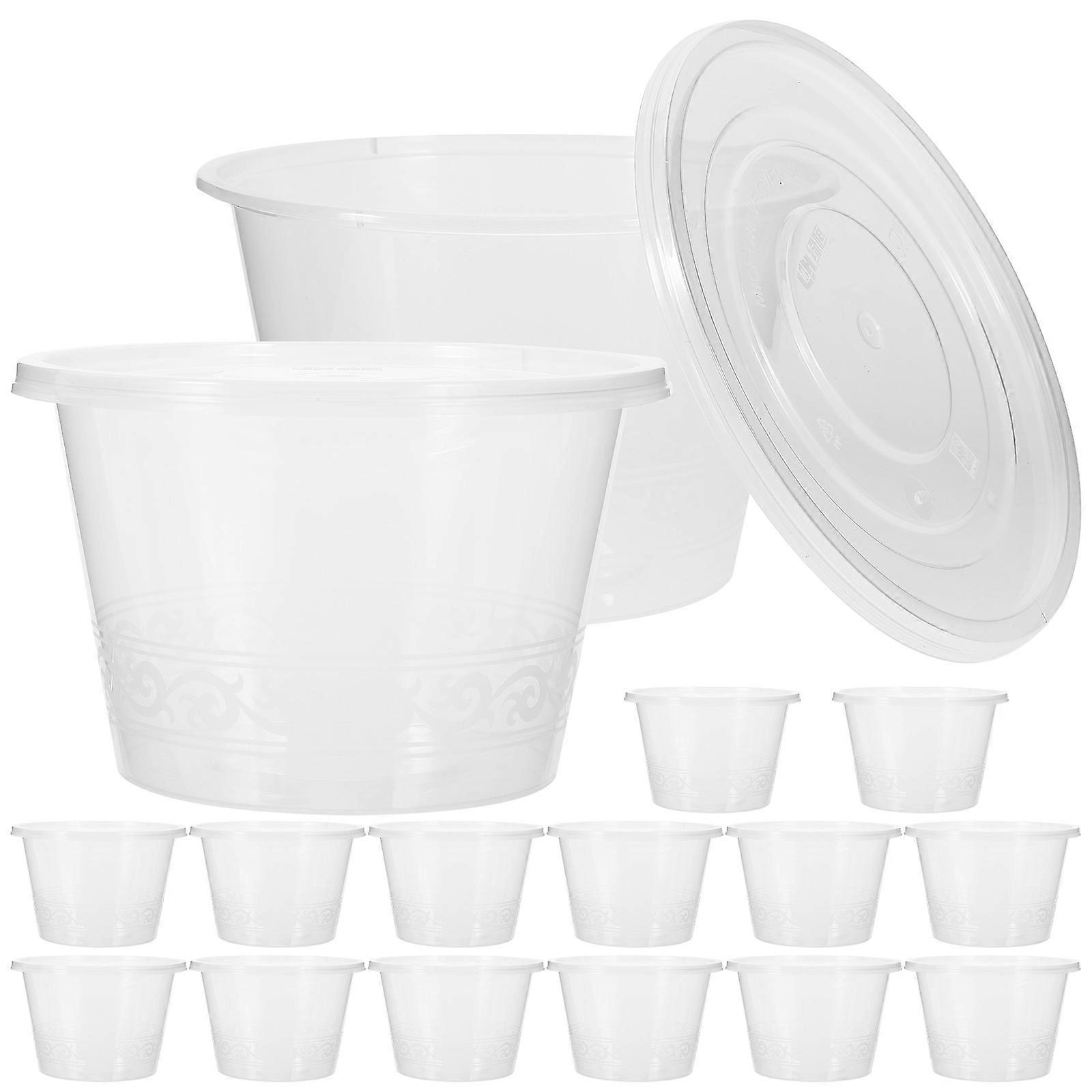 for Storage Use 50Pcs Transparent Takeaway
