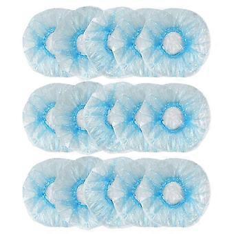 Waterproof Bath Cap Plastic Hair Cap for Bathing Use 200Pcs Hats