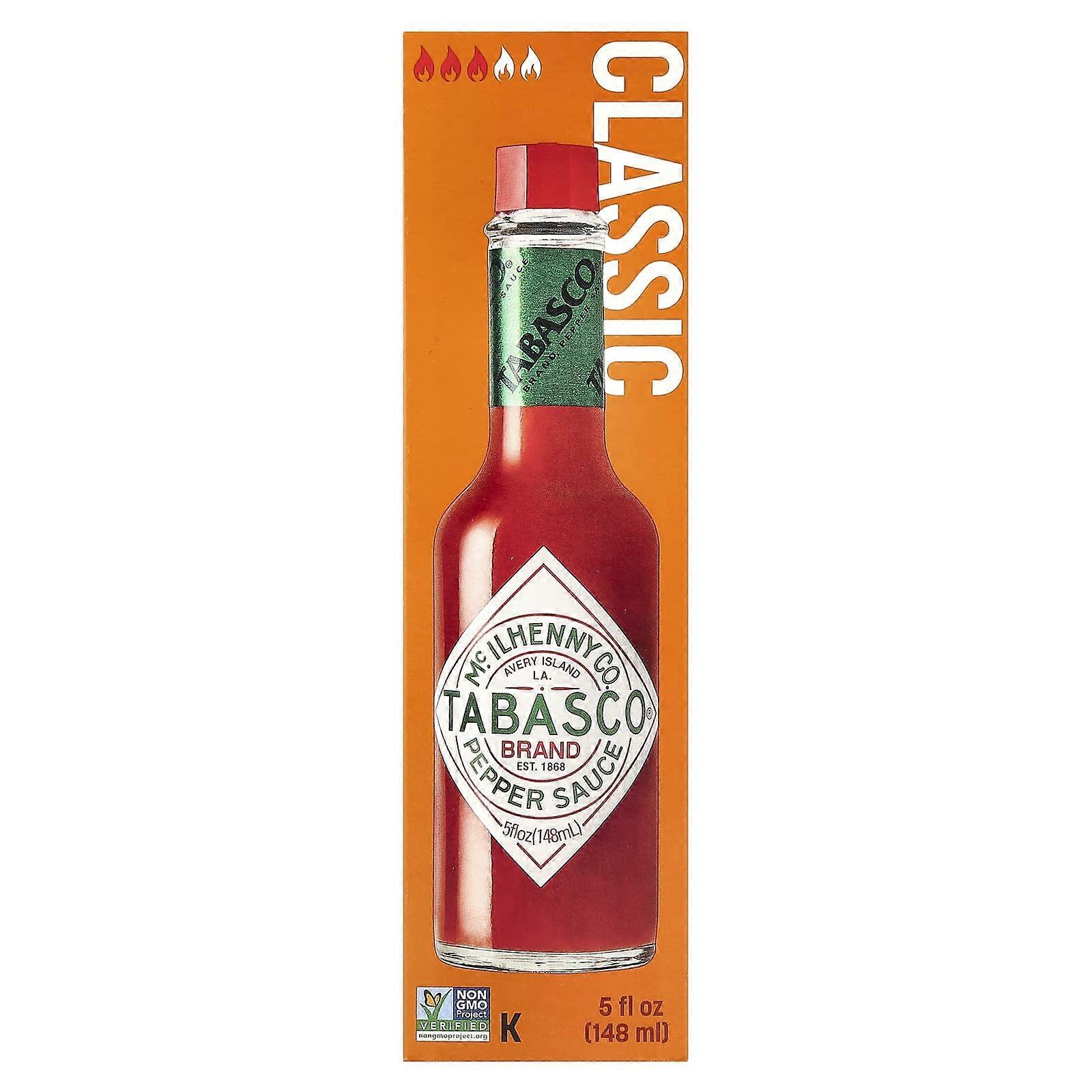 Tabasco, peppersaus, klassisk, 148 ml, 4-pakning