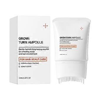 Hair Growth Serum | Built-in Applicator Brush, Heartleaf-Derived Exosomes to Revitalize, Nourishing Leave-in Treatment for Dry Hair, Smooth & Volumino