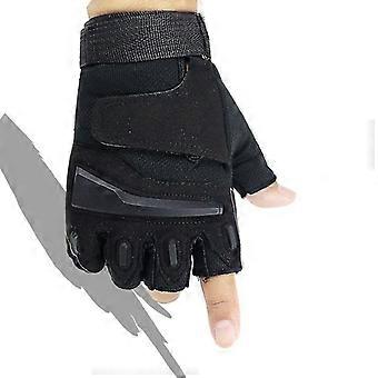 Taktiske hansker menns halvfinger for motorsykkelsykling Airsoft Gym