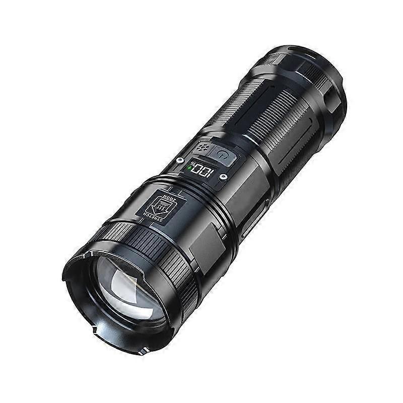 High Power White Laser Flashlight Rechargeable Torch