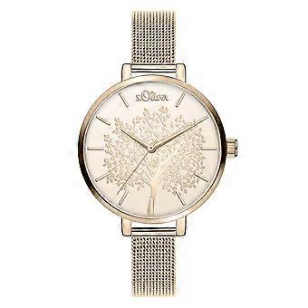 s.Oliver Women's Watch Wristwatch Stainless Steel SO-3836-MQ