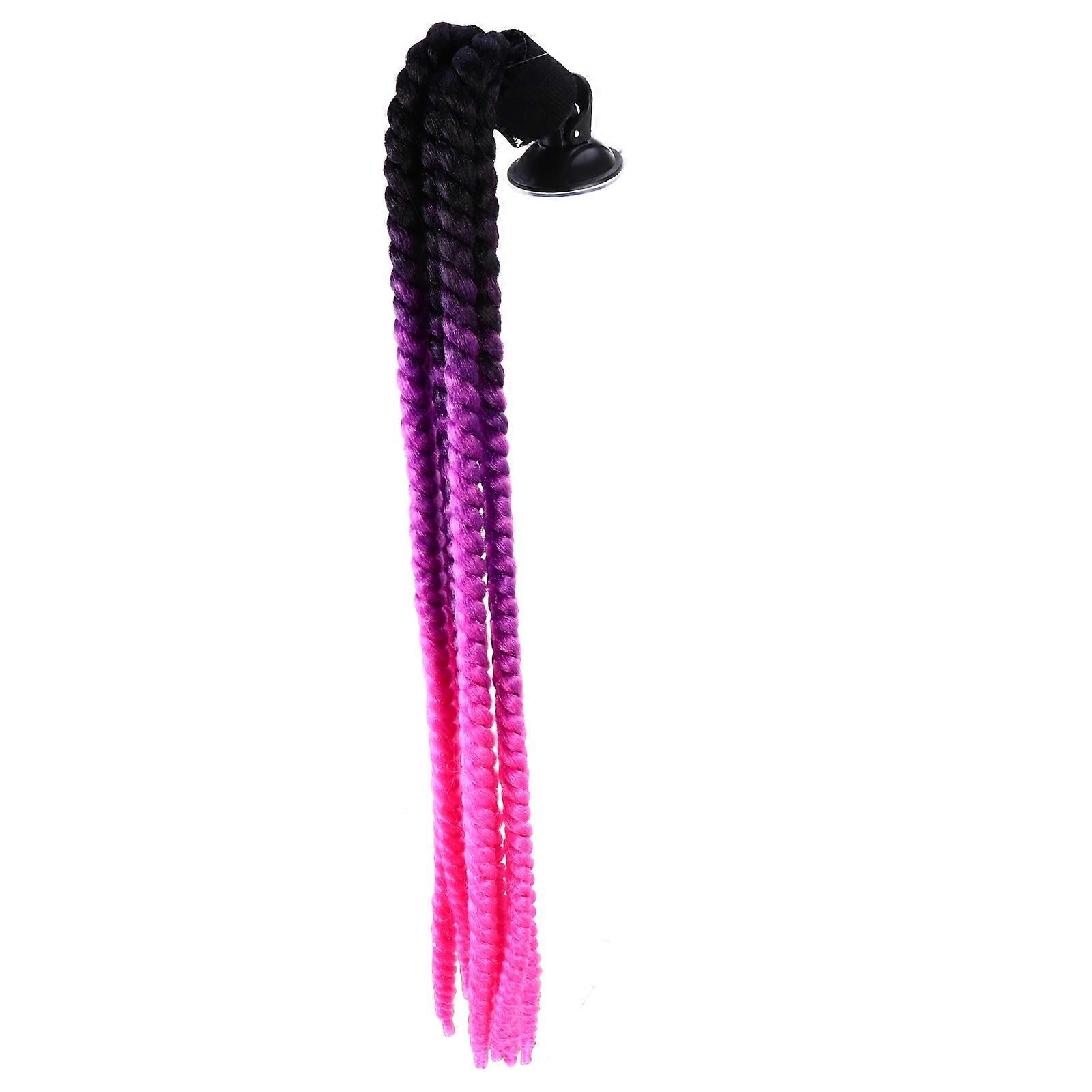 Motorcycle Decoration for Braid Wig Black Accessory