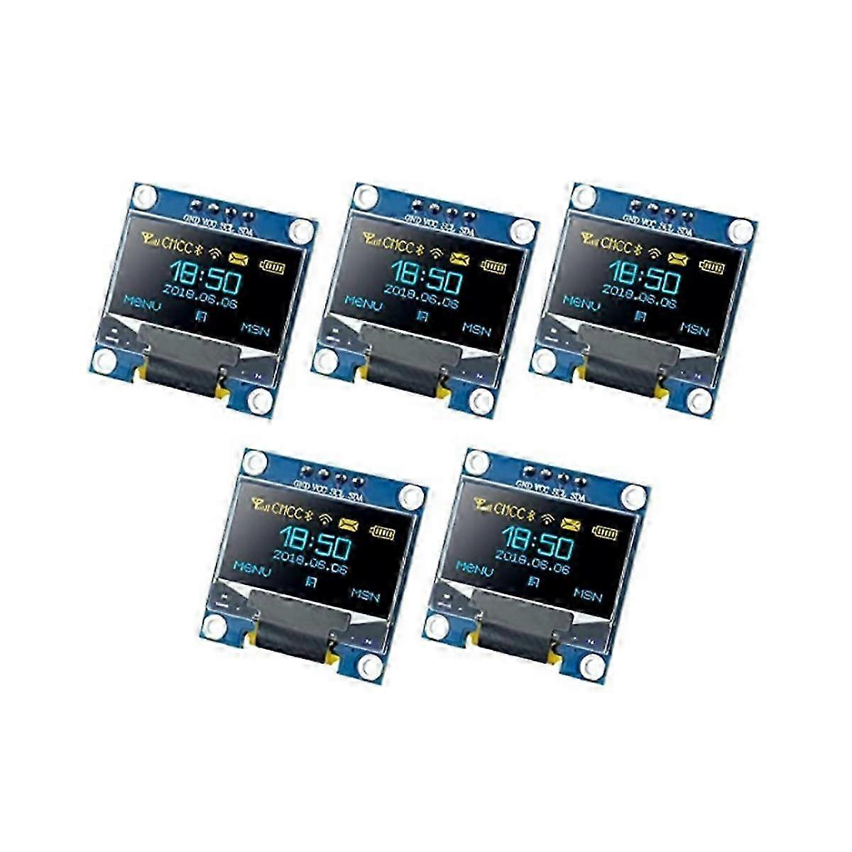 0,96 polegadas OLED Display Module 12864 128X64 Pixel Driver IIC I2C Serial Mini Self-Luminous Display S