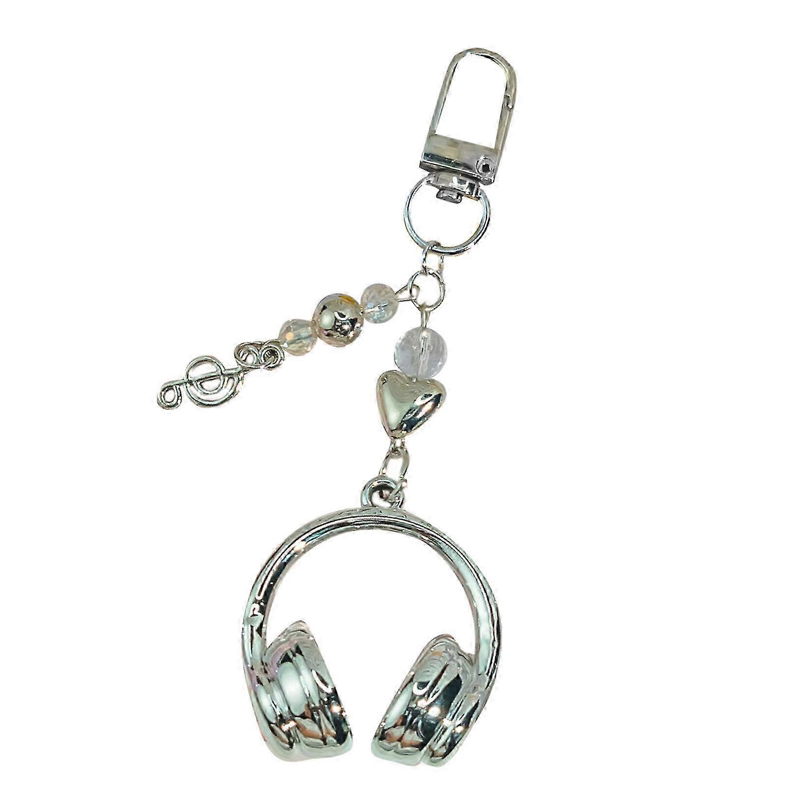 Flexible Tiny Earphone Keychain Elegant Rosin Mixture Plan For Individual Items Multicolor