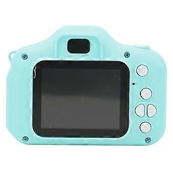 Kinderkamera 40MP Digital 1080P Video Cartoon Tragbares Kinder-Selfie-Spielzeug 2,4-Zoll-IPS-Bildschirm Grün