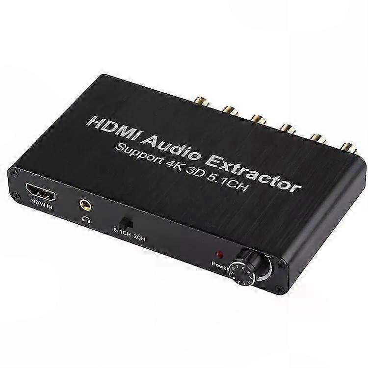 5.1CH Surround Sound 4K 3D HDMI Audio Decoder Extractor