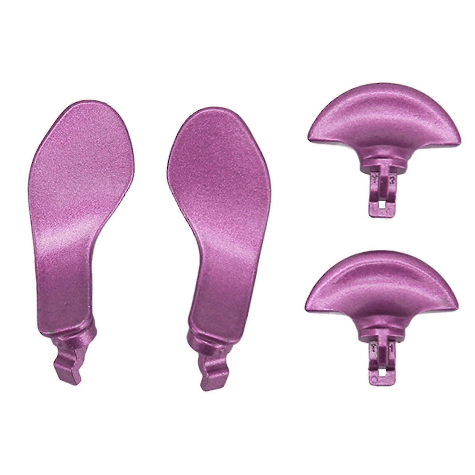 4pcs Game Controller Back Paddles Professional Replacement Metal Back Buttons compatible with PS5 Edge Controller Purple