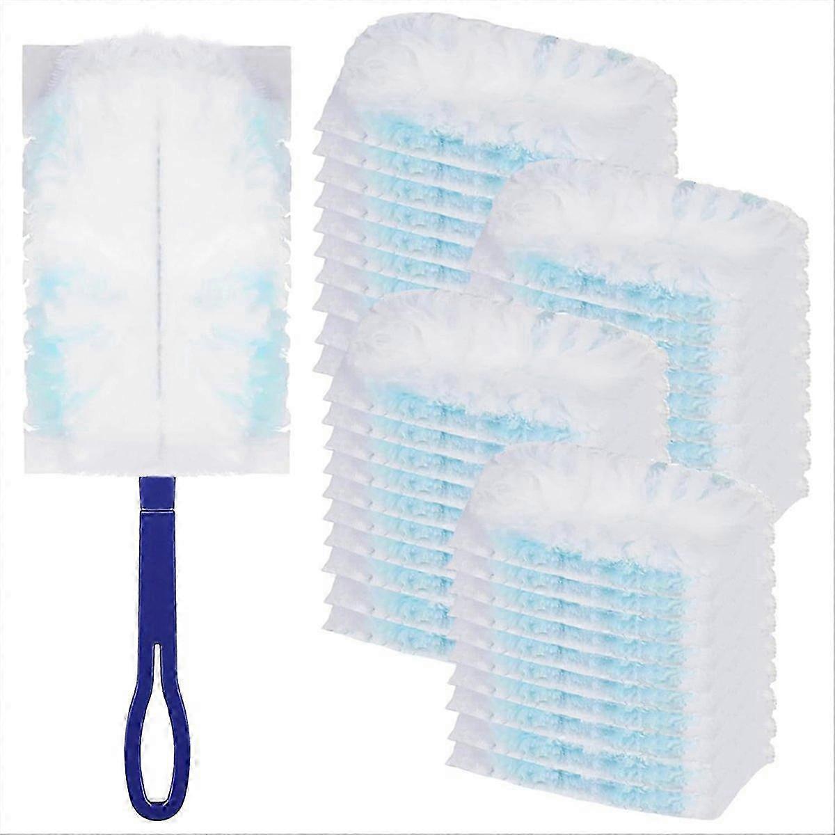 42 pieces duster with 1 handle, dust magnet refill pack