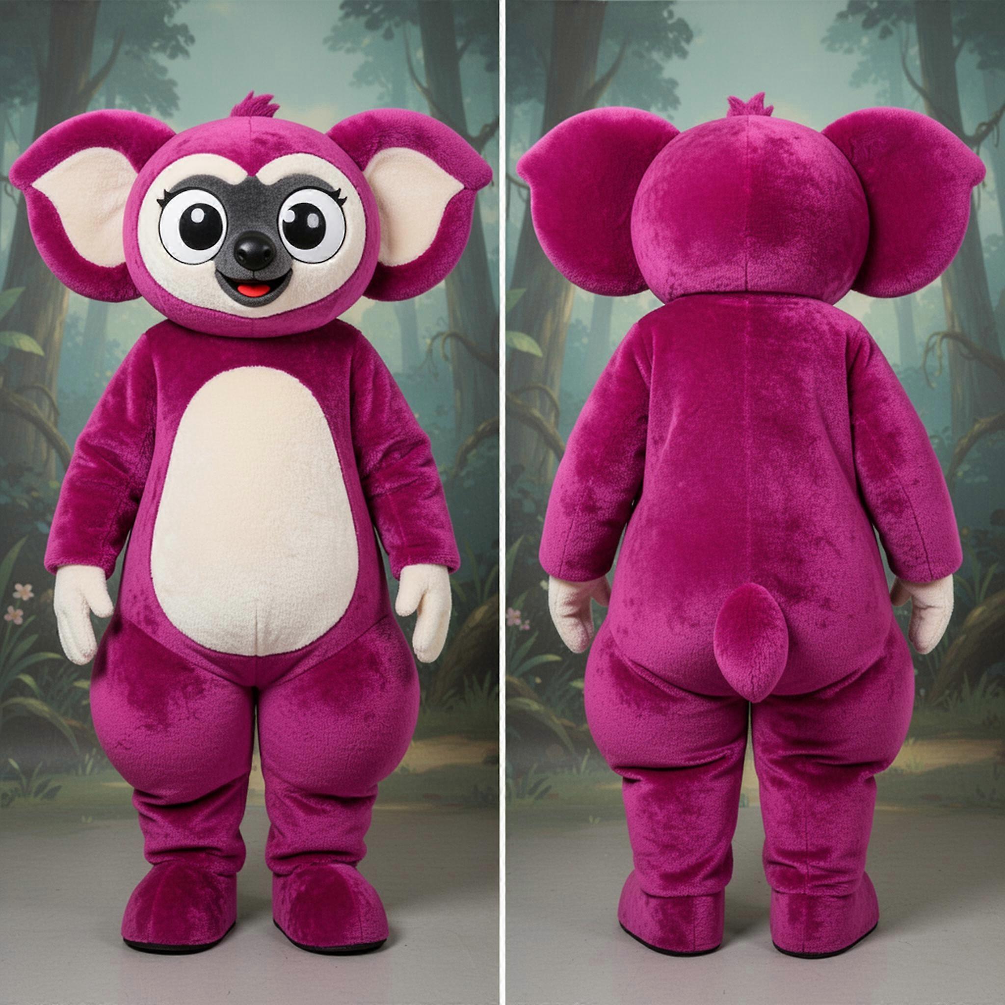 MASTICOT Magenta Vibrant Ayeaye Mascot