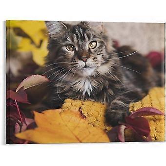 Jigsaw Puzzle Animal Cat Pet Rustic Modern VV716
