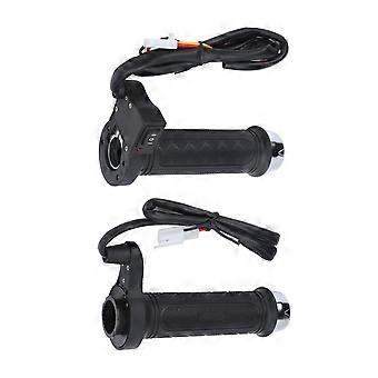 2pcs 12V Electric Heated Grips 3-Level Adjustment Winter Hands Warmer for Motorcycle 7/8in Handlebar