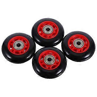 Gym Replacement Wheel Rollers Fitness Roller Wheel For Exercise Machines Versatile Swivel PP Material 4Pcs