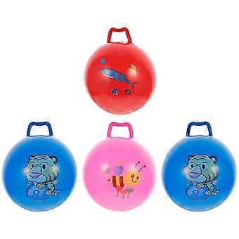 Bouncy Balls Kids Outdoor Toys with Handle 4Pcs Interactive Balls for Children