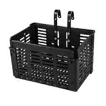 Folding Rear Bike Basket, Black, Universal for Road Folding Mountain Bikes