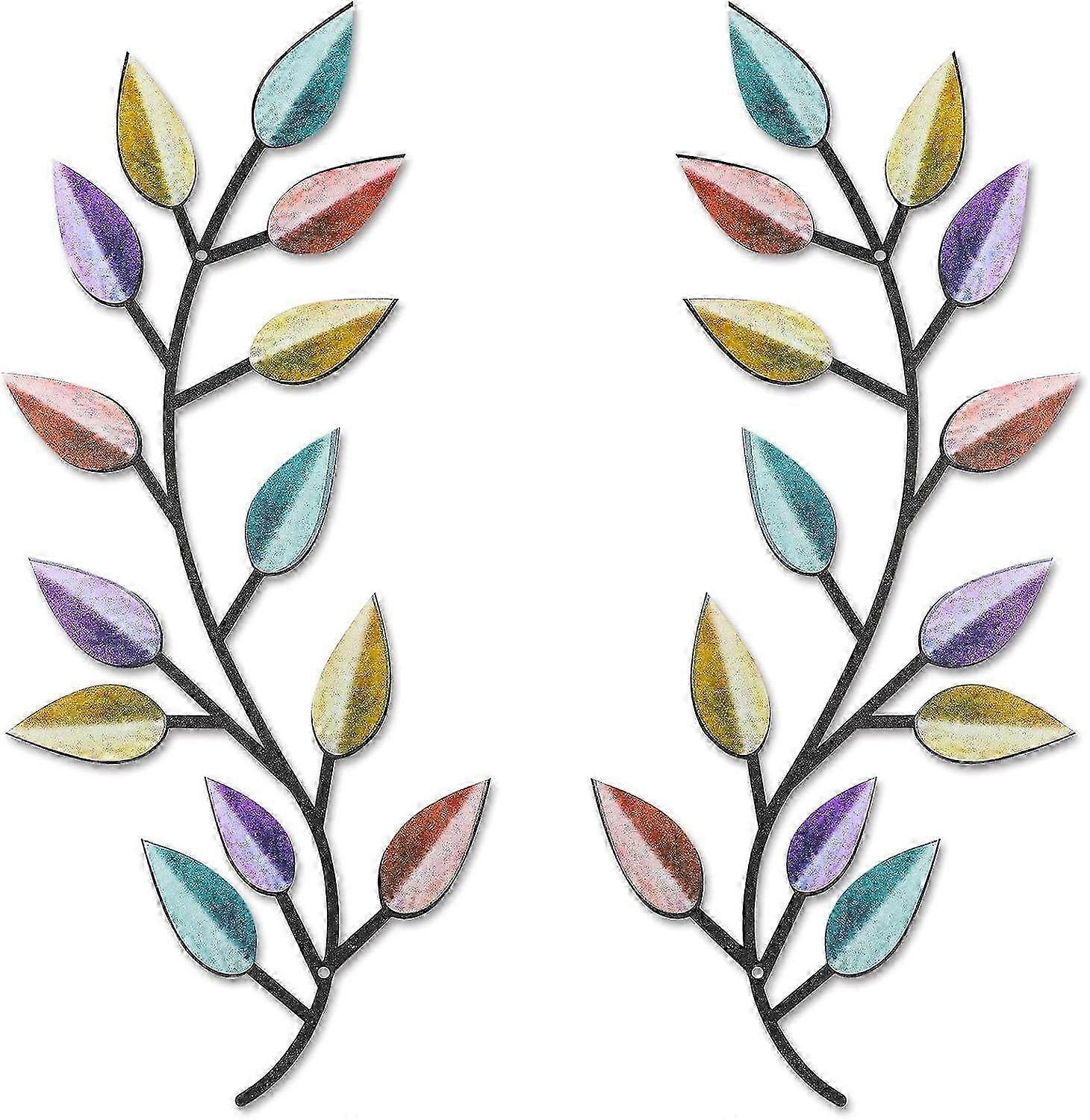 Minimalist Metal Leaf Wall Art