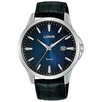 Lorus clássico homem quartzo relógio homem analógico com pulseira cowhide RH927MX9