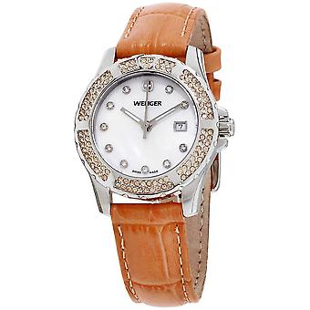 Elegance colors Quartz Analog Woman Watch with Cowhide Bracelet 70312
