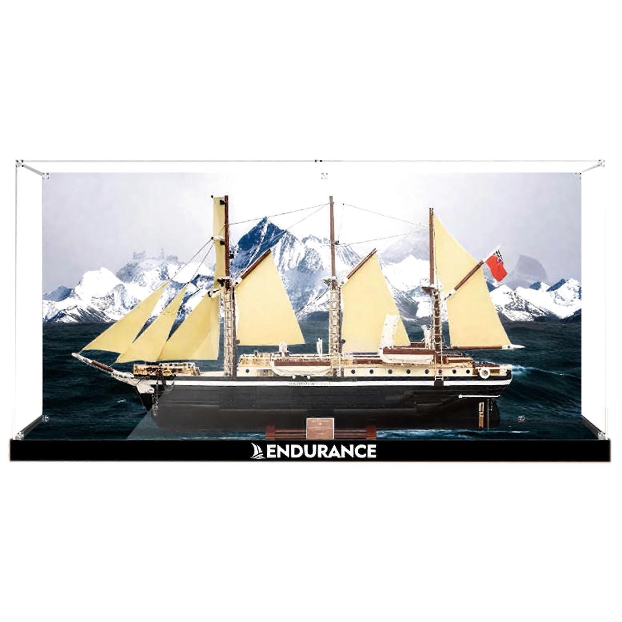 Acrylic Display Case for  10335  Model, Dustproof Transparent Box with Stackable Design, Iceberg Edition