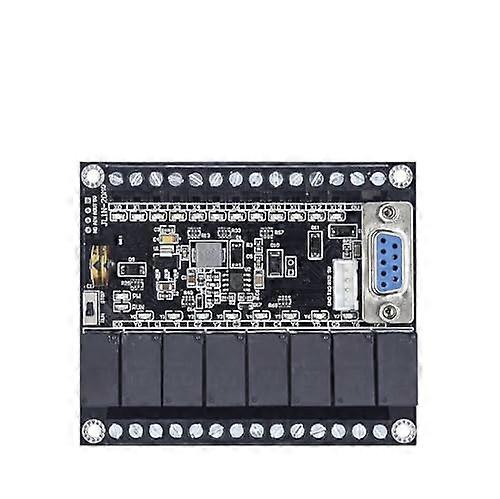 FX1N20MR PLC Relay Delay Module DC12V/24V with Base and USB to TTL Programming Cable