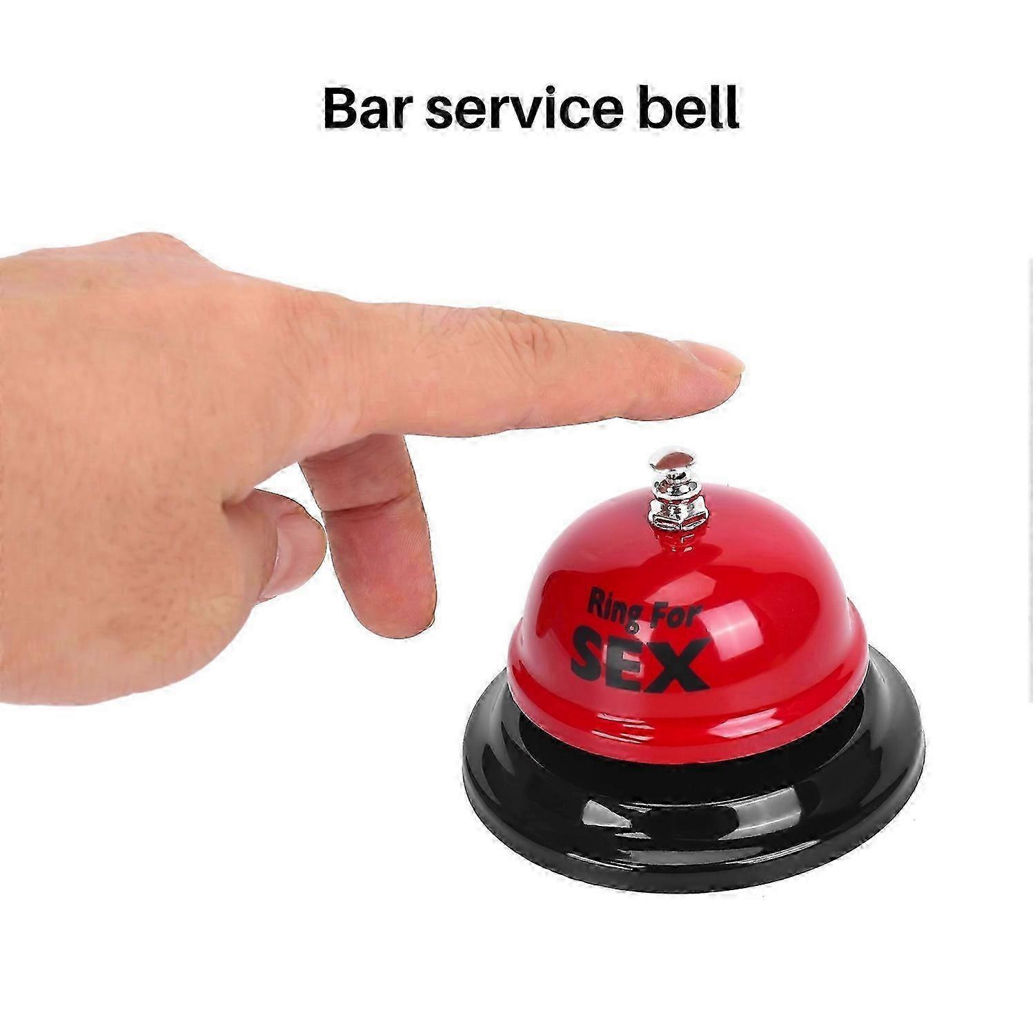 Red Black Metal Table Bell
