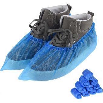 Disposable Shoe Covers 100 Pcs 50 Pairs Green Recyclable Boot Covers