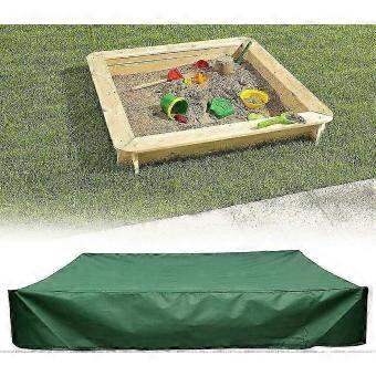 120 x 120 cm Waterproof sandbox cover with drawstring for sandbox-brnv