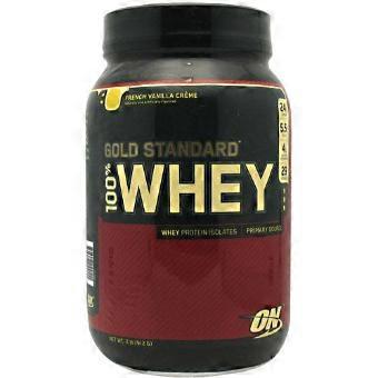 Optimum Nutrition Gold Standard Whey Protein French Vanilla Creme, 2 Lbs (Pack of 1)