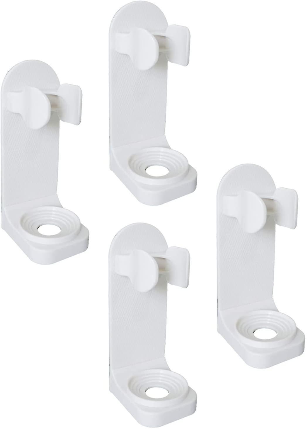 4pcs Adhesive Bathroom Wall Electric Toothbrush Holder
