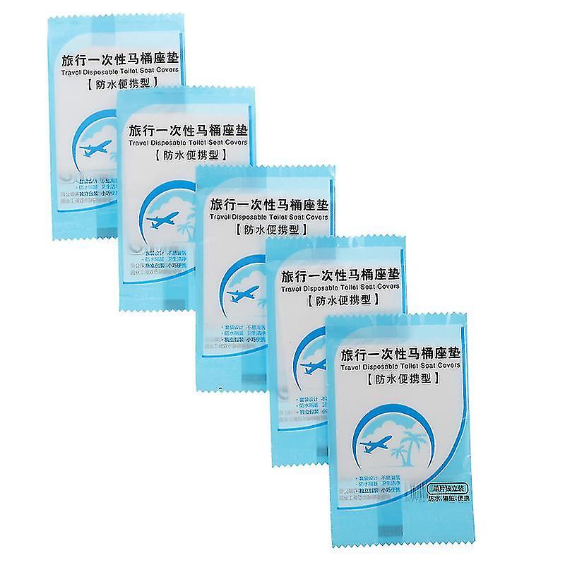 48X39x0.01cm Blue 2pcs Toilet Seat Covers 2 Bag 100pcs Disposable Toilets Seat Covers Papers For Pub