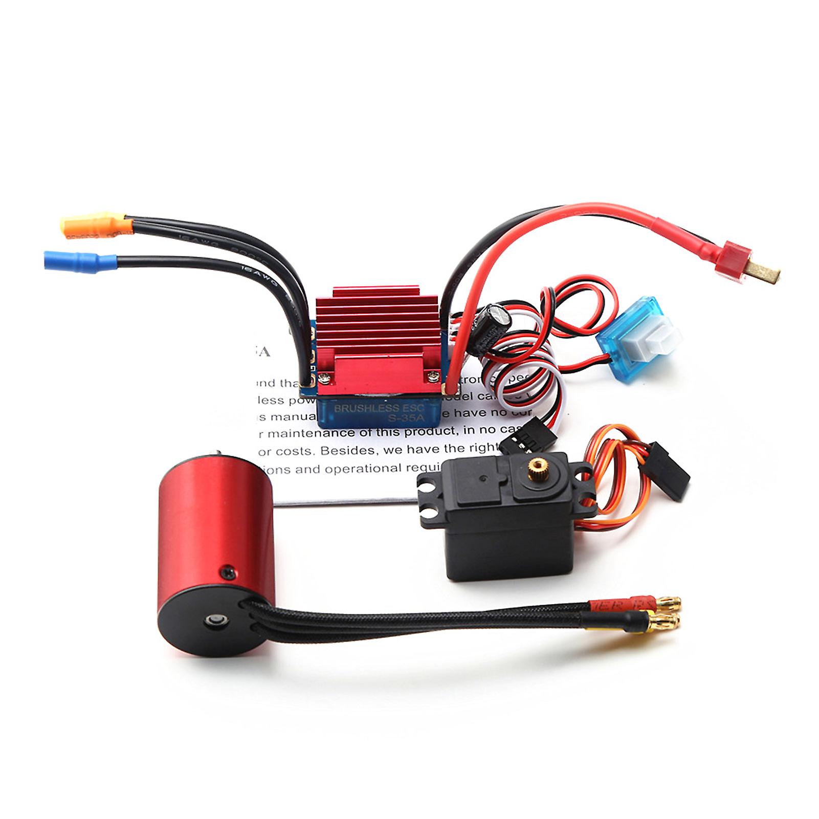 S2838 Brushless Motor With 35a Brushless Esc 2.2kg Servo Programming Card