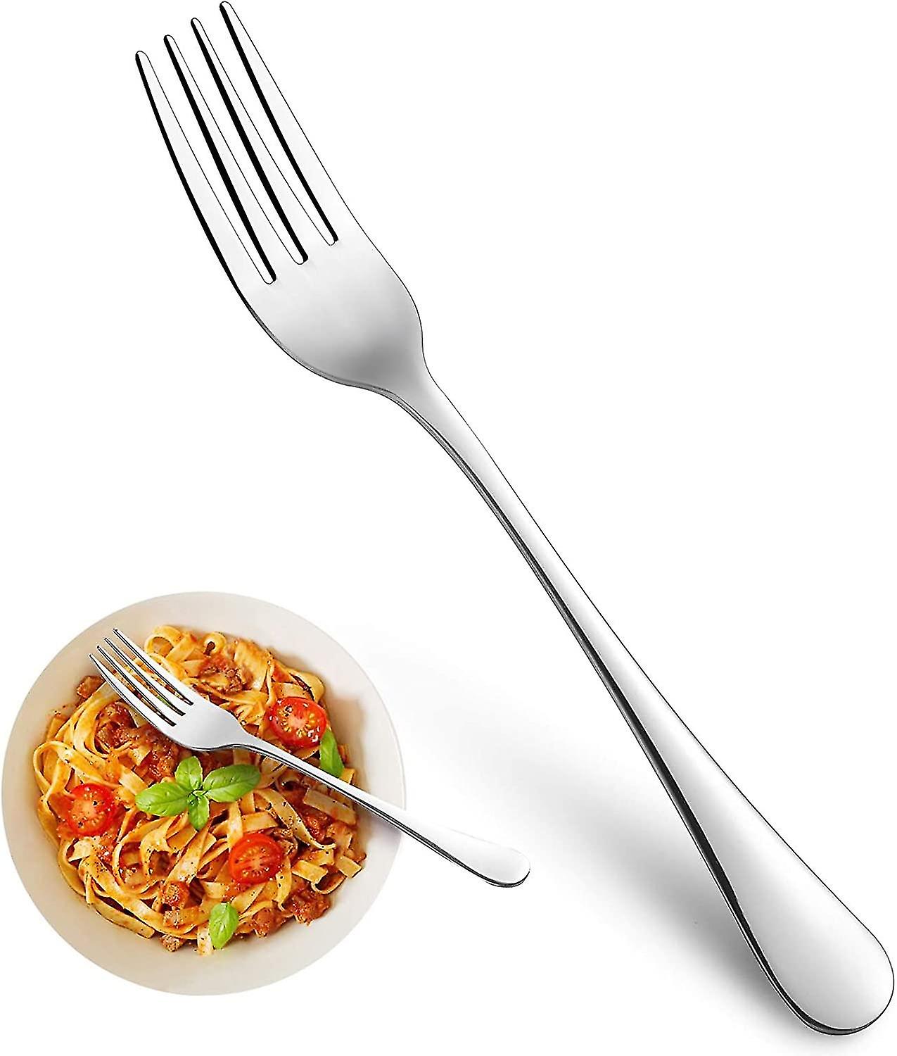 Dinner Forks,set Of 16 Top Food Grade Stainless Steel Silverware Forks,table Forks,flatware Forks,8 Inches,mirror Finish & Dishwasher Safe,use For Hom