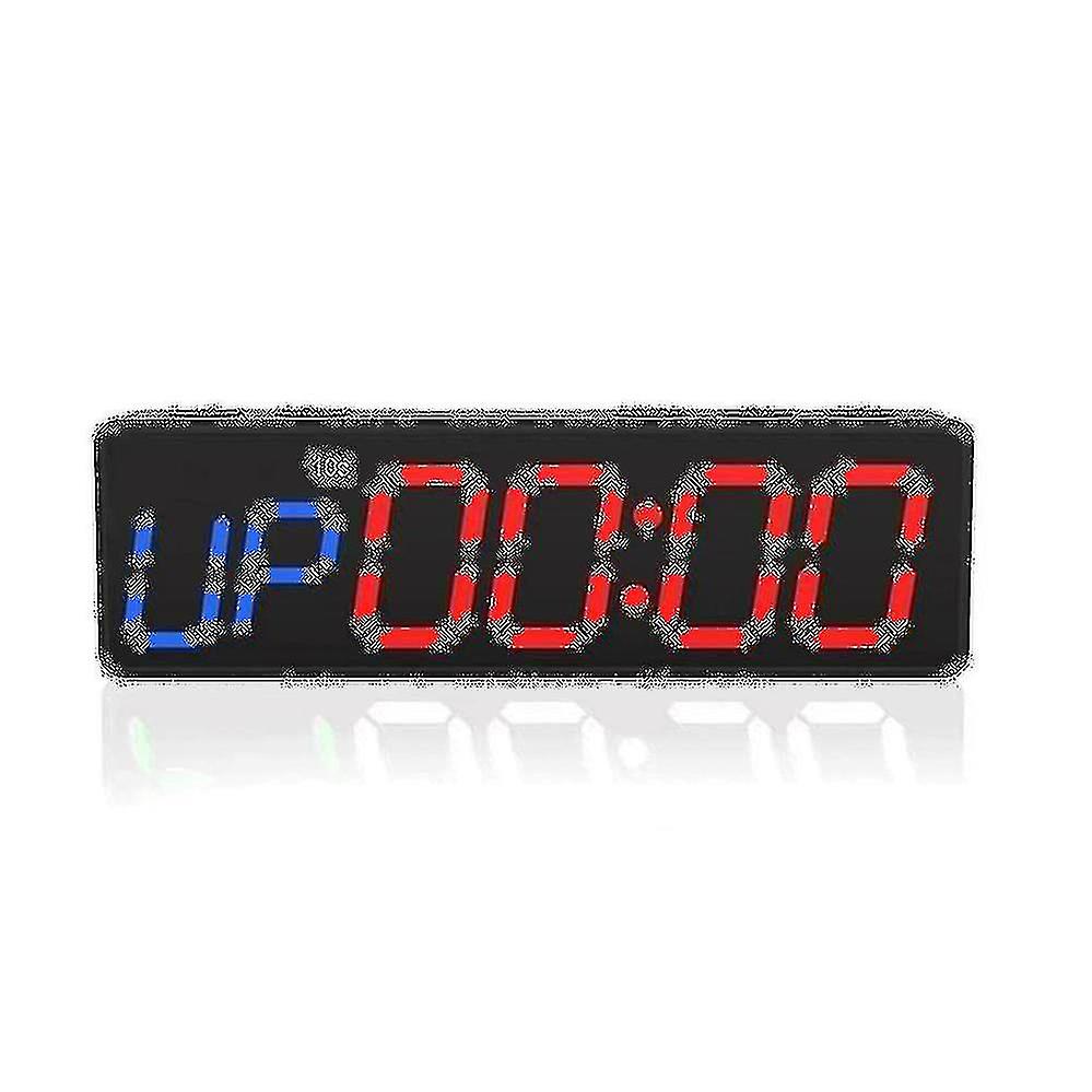 Workout Clock With Battery, Portable Mini Gym Timer With Built-in Magnet For Home Gym, Programmable