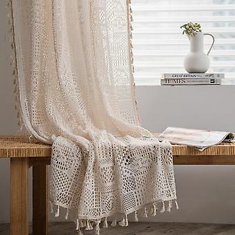 Fermatenda per tende in tessuto a mano, 2, per tende intrecciate, stile boho, decorazione perfetta per la camera da letto e il soggiorno