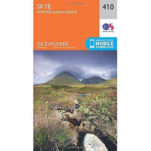 OS Explorer Map (410) Skye - Portree and Bracadale