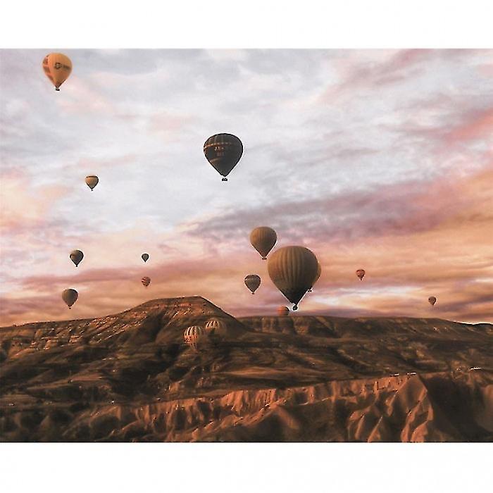 Pyramid International Cappodocia varmluftsballong canvas tryck