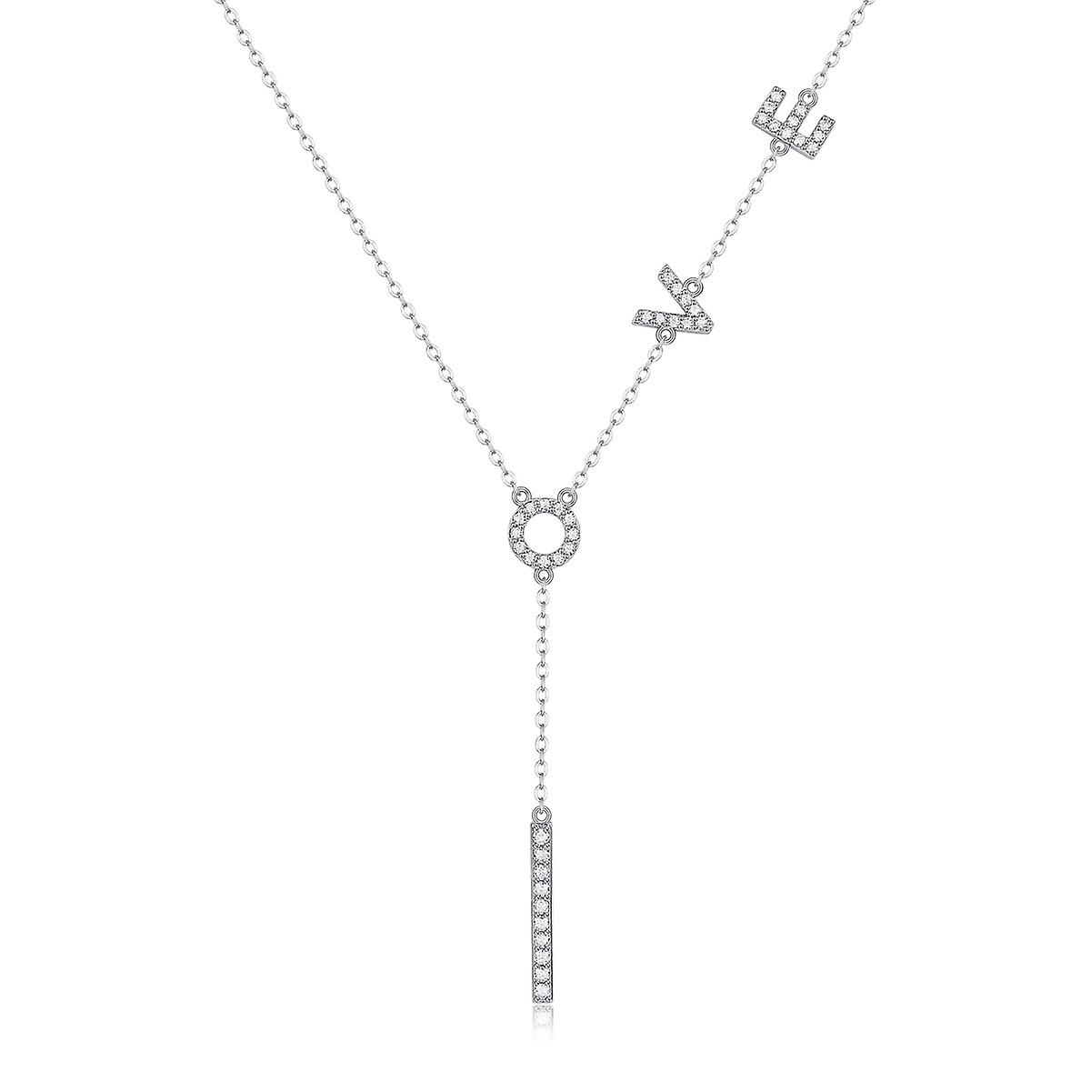 S925 Silver Clasp Chain Necklace