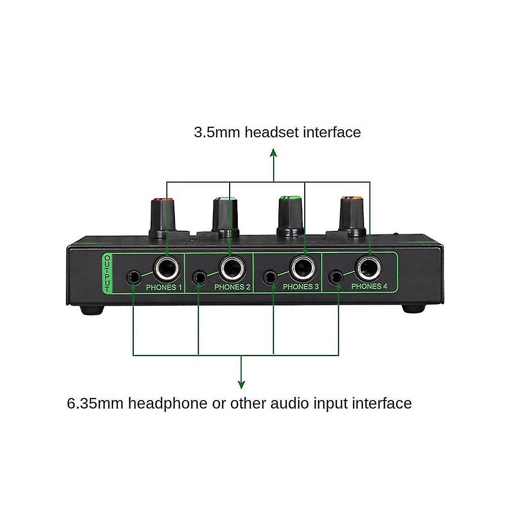 4 قنوات مصغرة سماعة مكبر للصوت Ha400 الترا ستيريو الصوت مكبر للصوت سماعة أمبير للموسيقى