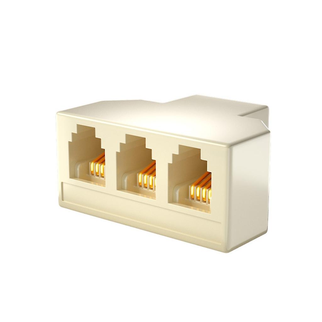 Telephone Splitter Adapter Three-Way Junction Box Lossless Transmission