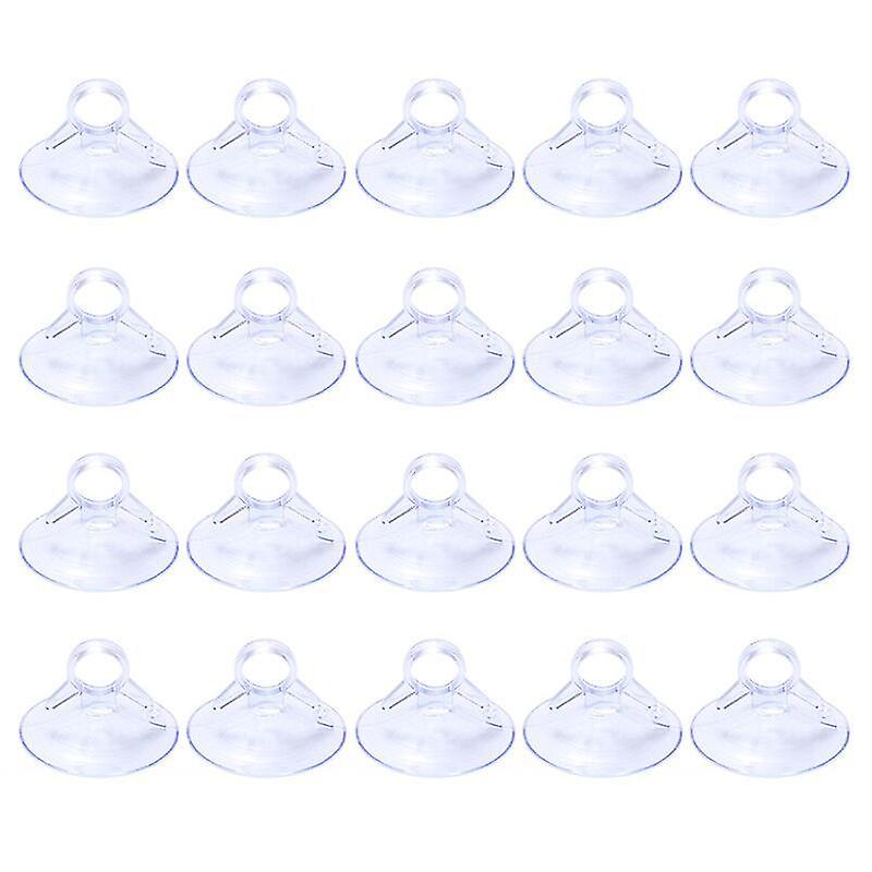 20pcs Window Suckers 45mm Car Sunshade Suction Pvc Cups Transparent Rubber Plastic Window Suckers Ki