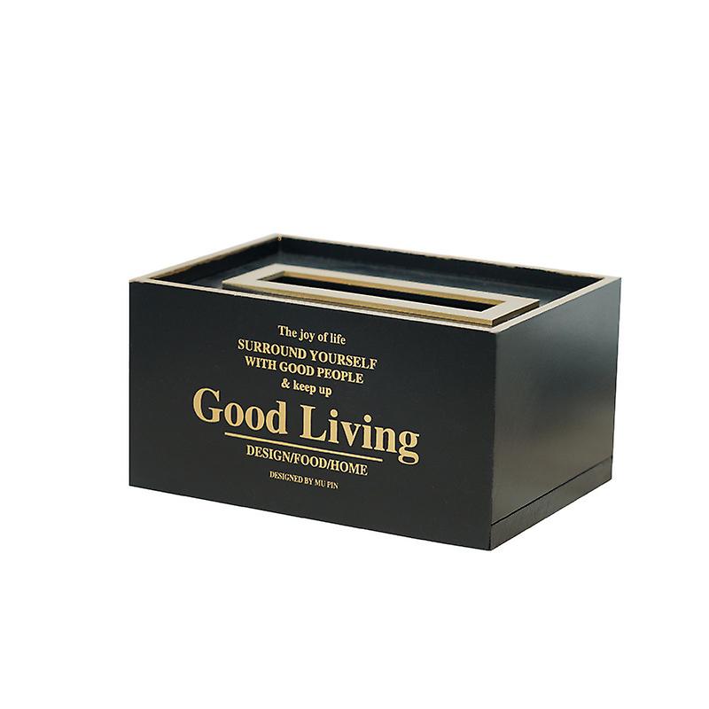 (black)facial Tissue Holder Case Dispenser