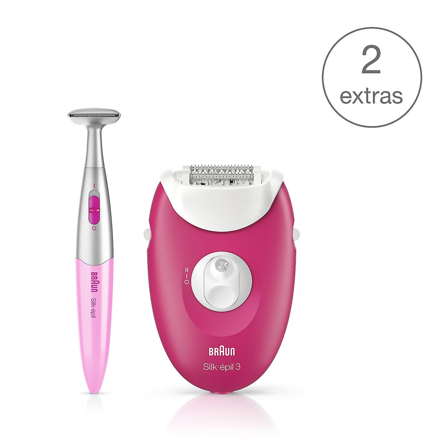 Braun Silk-Epil 3 SE3420 Women's Hair Epilator Corded Electric Hair Removal Machine