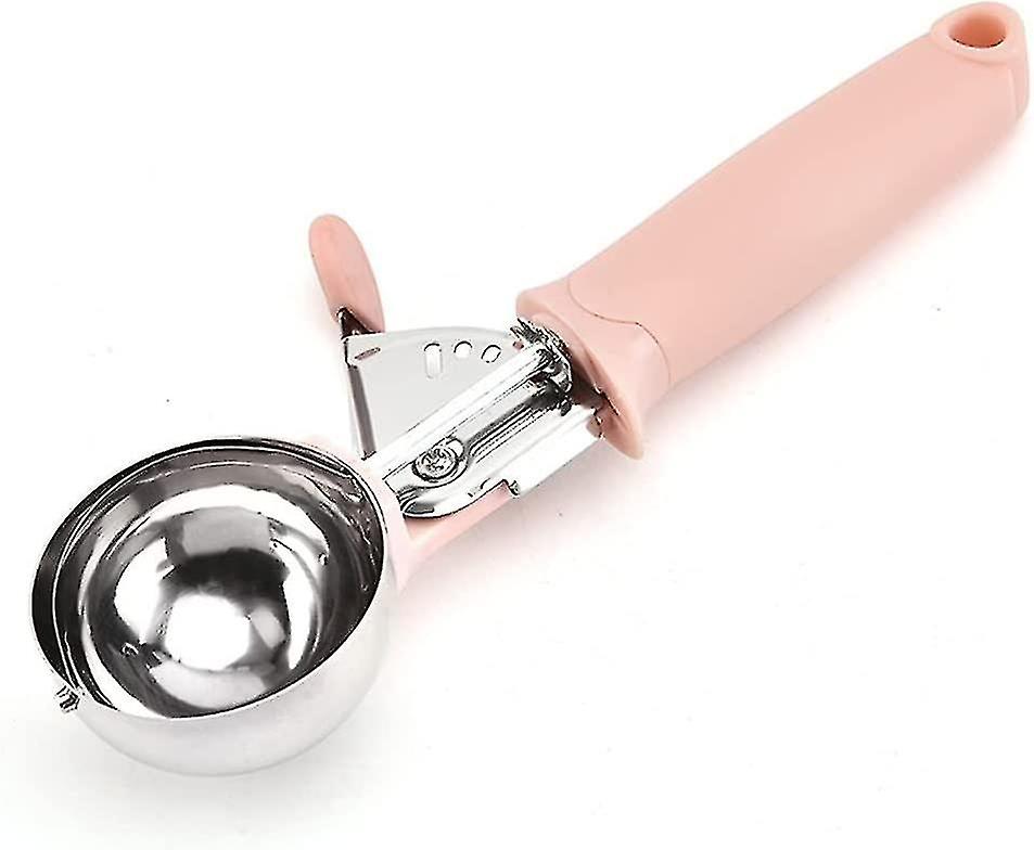 2pcs Ice Cream Scoops Cookie Scoop Stainless Steel With For Fruit Ice Cream Mashed Food, Baking Spoo