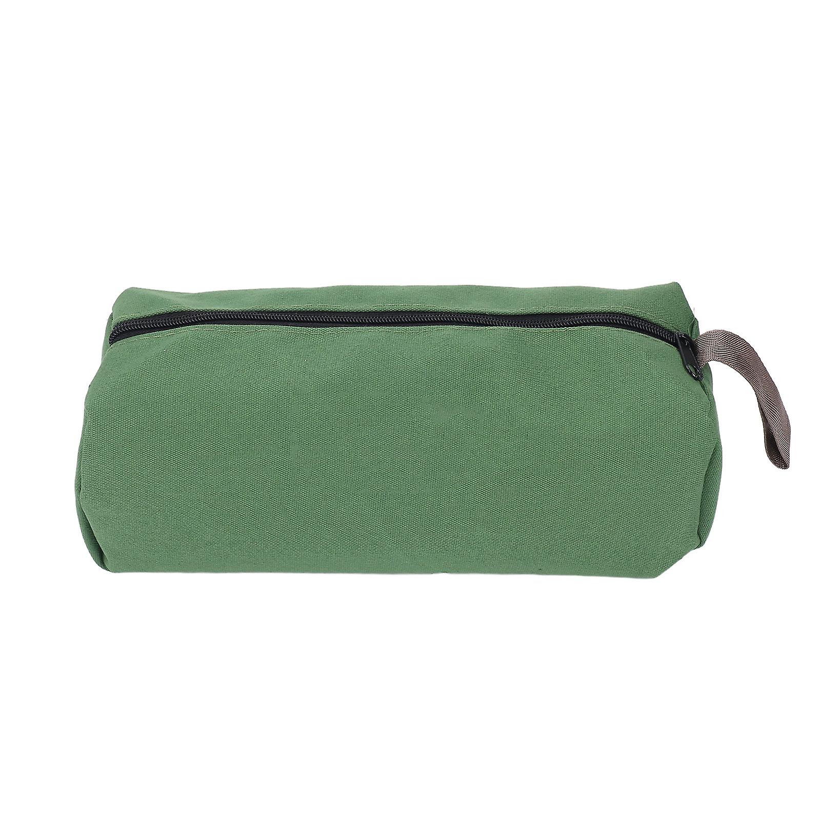 Heavy Duty Canvas Wide Mouth Tool Bag Large Capacity Portable Multi-Function Storage Bag S