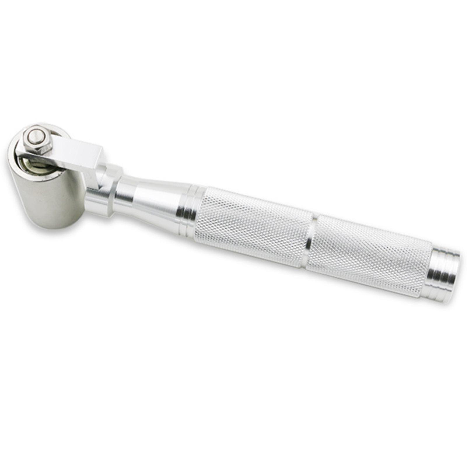 Stainless Steel Wall Paper Seam Roller Flat Press Roller Wheel with Bearing Surface with Thread DIY