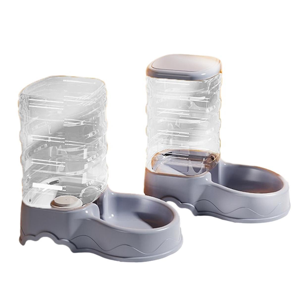 Cats Drinking Water Automatic Device for , Device for Dog Food, Small Gravity Auto Feeder for Cats/