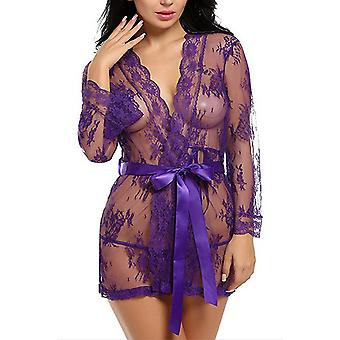 chinese dress ladies Generic Women Lingerie Sleepwear Underwear Lace Dress Nightwear +G-string  Lingerie Sets for Women Sexy (White, M), Medium at Amazon Women's Clothing  store main image 1